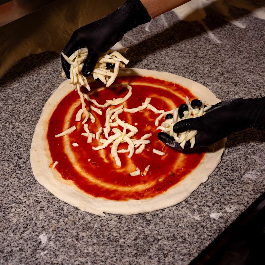 Analogfoto Pizza belegen 02